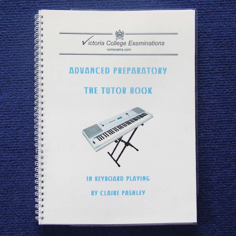 Advanced Preparatory Keyboard Tutor Book