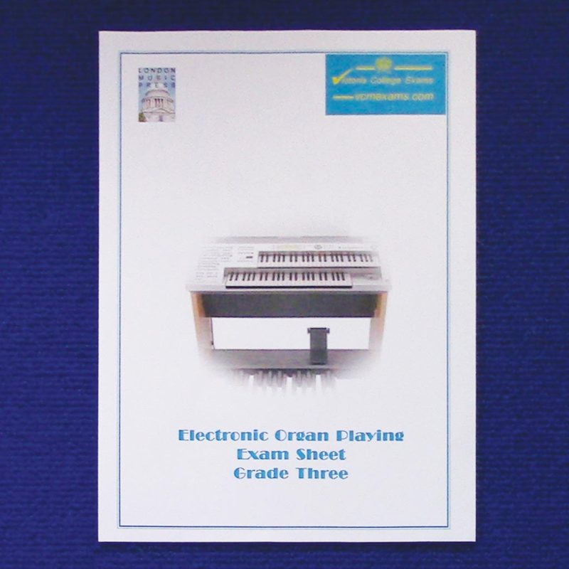 electronic organ playing exam sheet grade 3