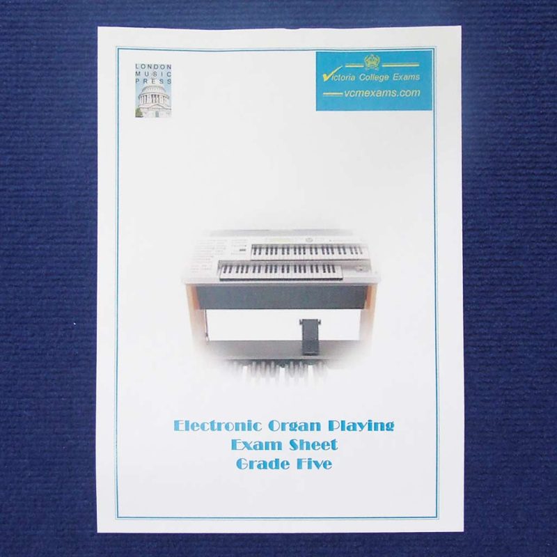 Electronic Organ Playing Exam Sheet Grade 5