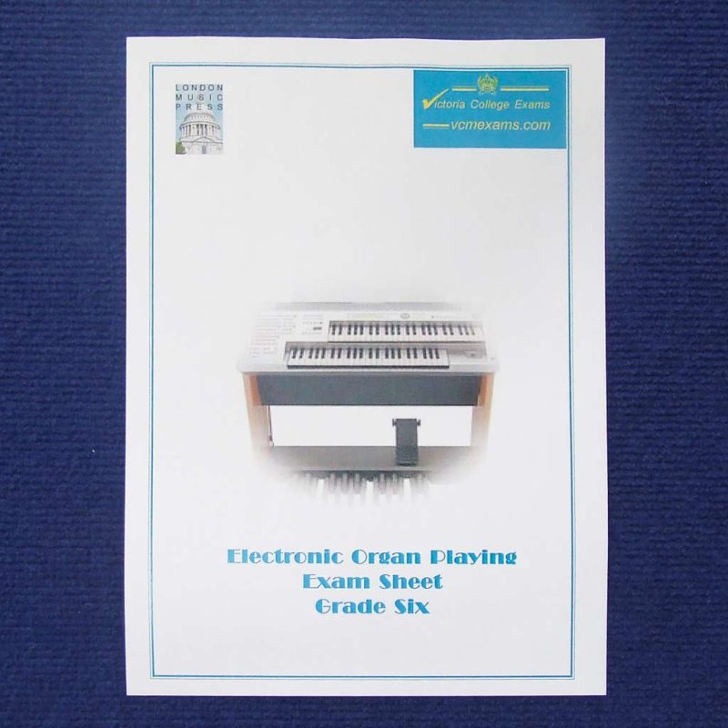 Electronic Organ Playing Exam Sheet Grade 6