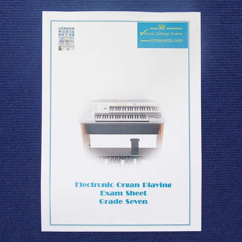 Electronic Organ Playing Exam Sheet Grade 7