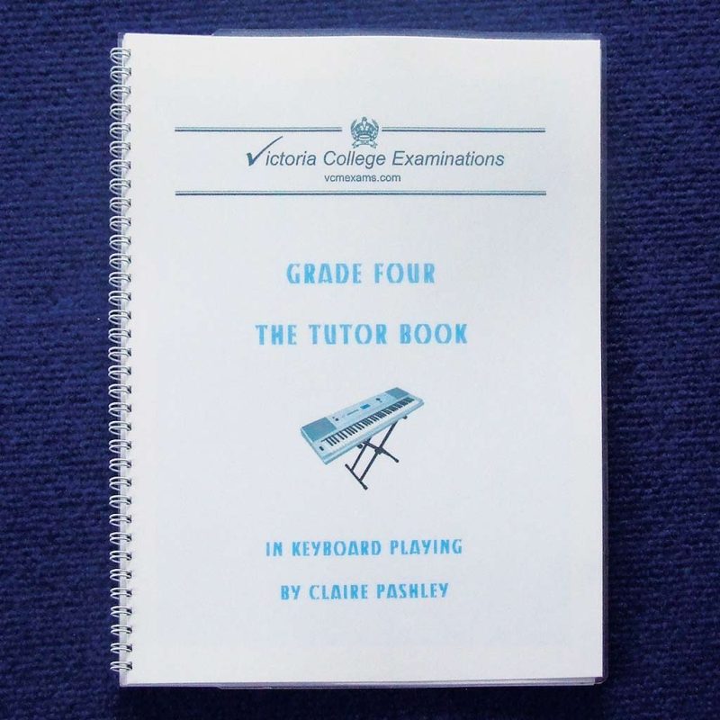 Grade 4 Keyboard Tutor Book