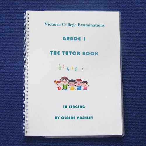 Grade 1 The Tutor Book In Singing