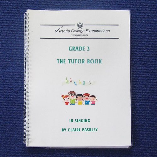 Grade 3 The Tutor Book In Singing