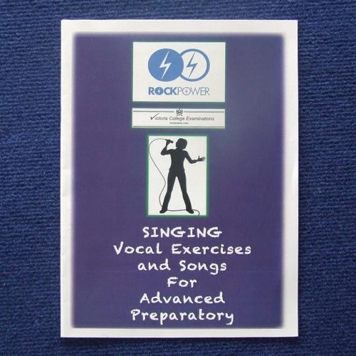 singing vocal exercises and songs for advanced preparatory
