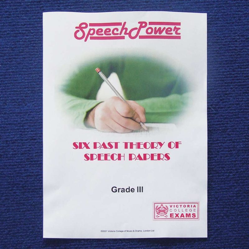 Six Past Theory Of Speech Papers Grade 3