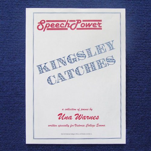 Kingsley Catches. A collection of poems by Una Warnes.