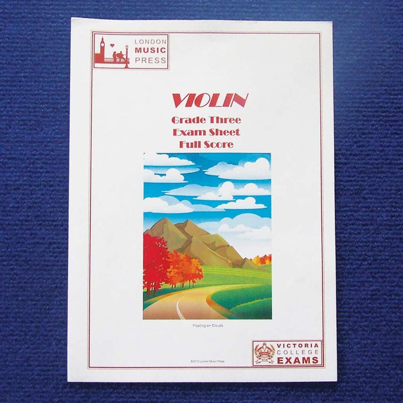 Violin Grade 3 Exam Sheet